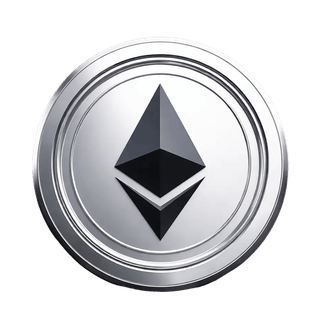 Gráfico flotante de la criptomoneda Ethereum ETH